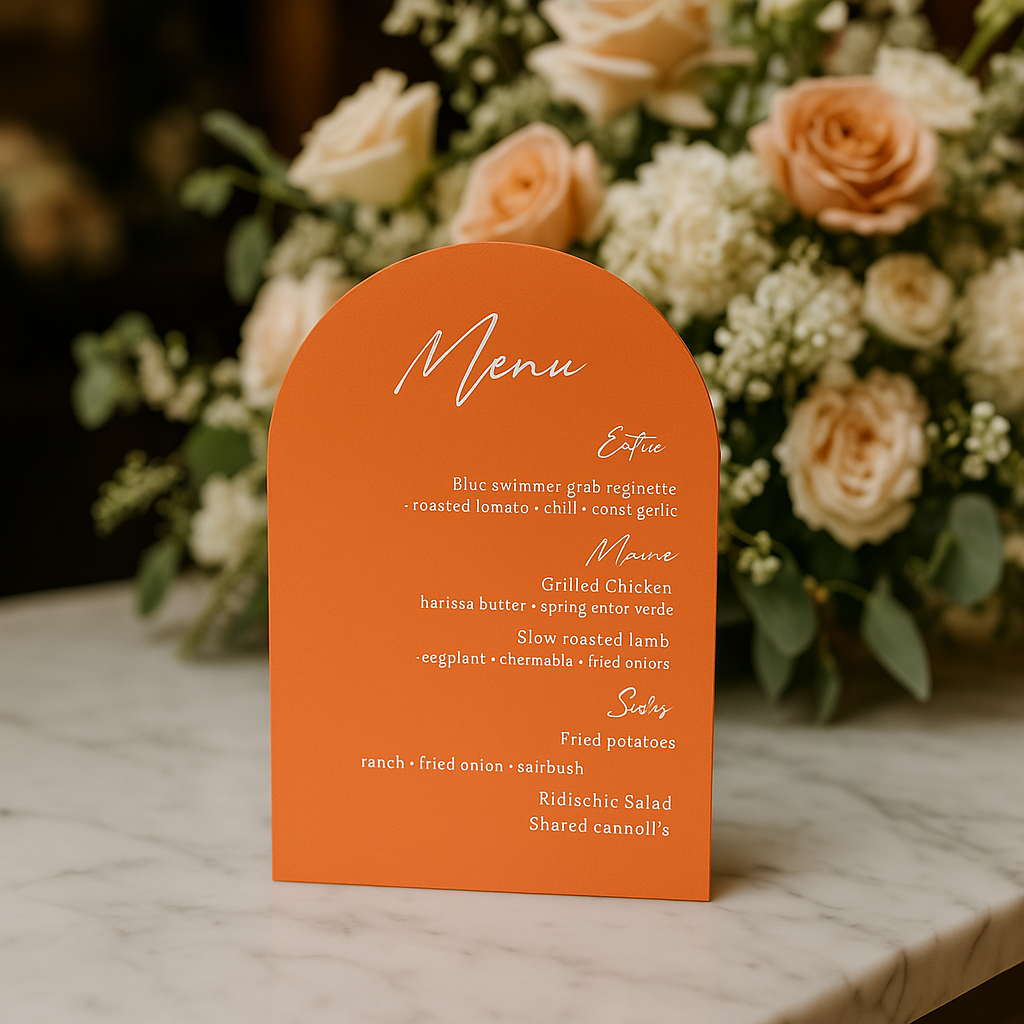 Day Dreaming Arch Shape Bar Sign / Drinks Menu