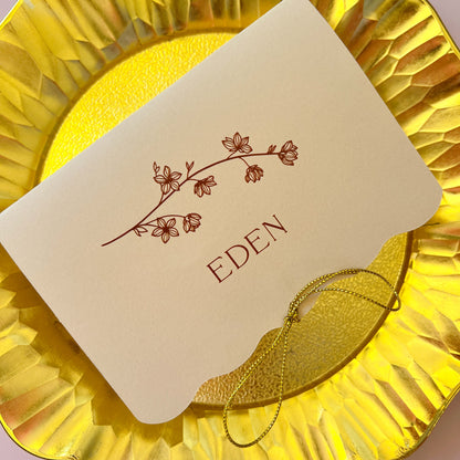 Happily Ever After Place Card Menu