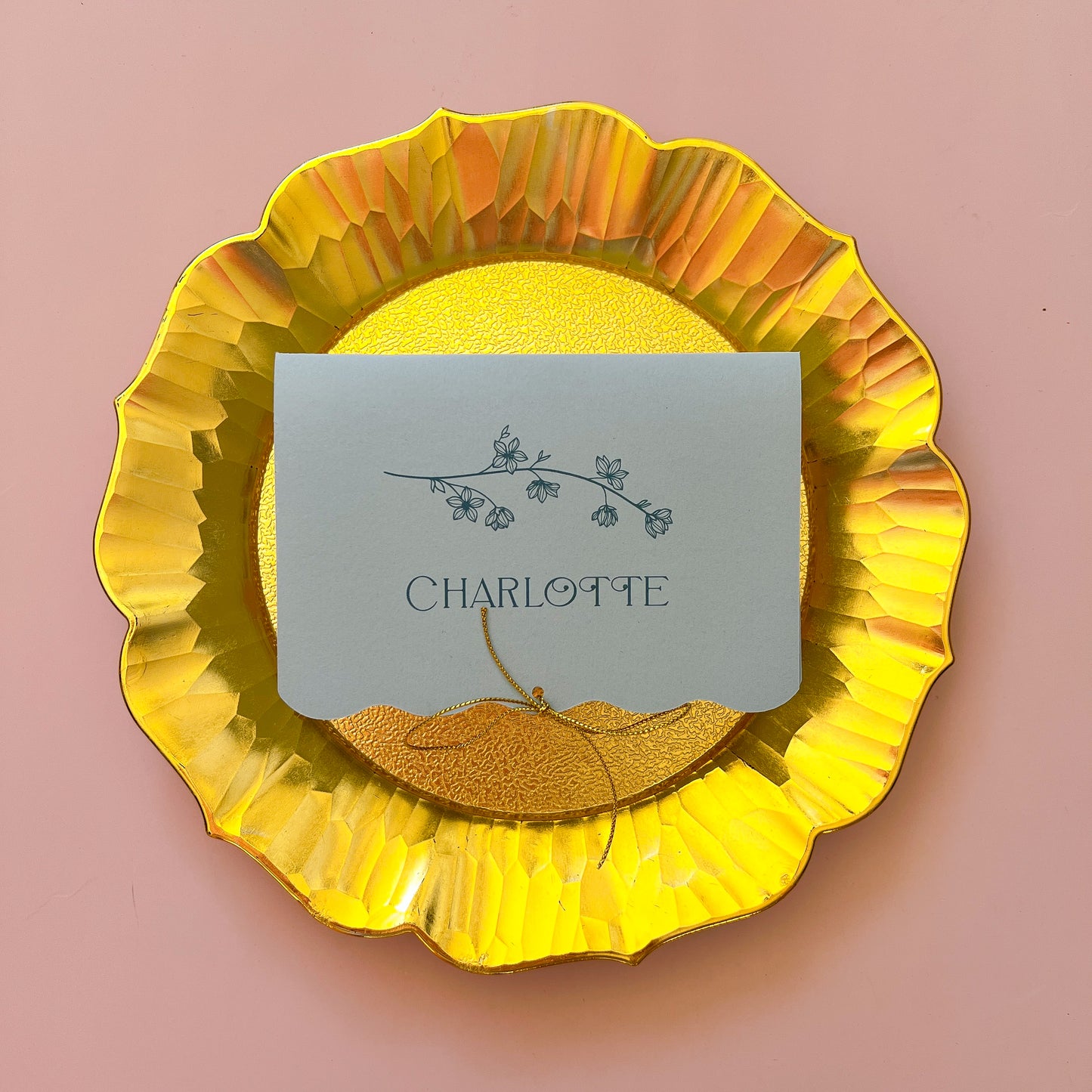 Happily Ever After Place Card Menu