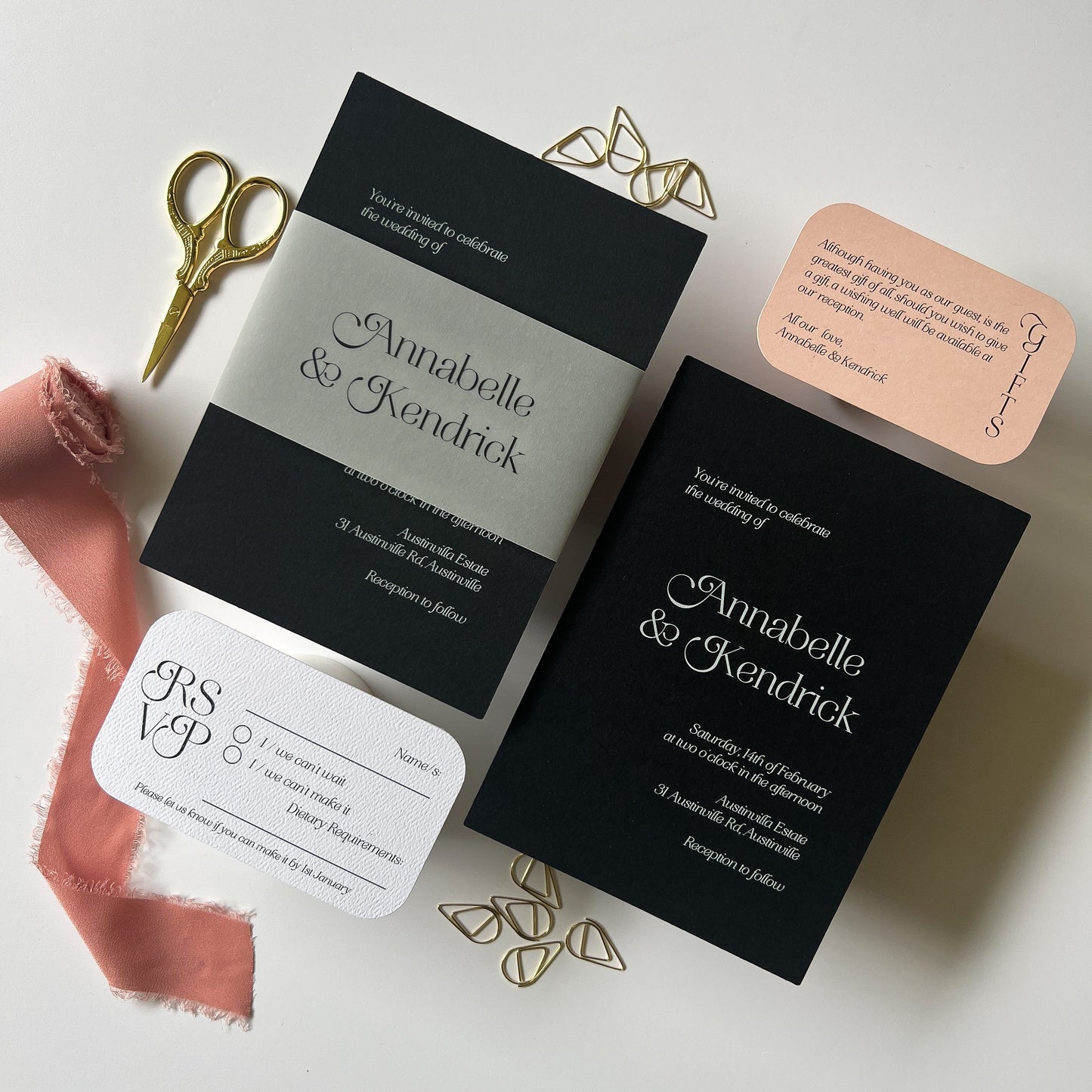 Elegance Layered Invitation Set