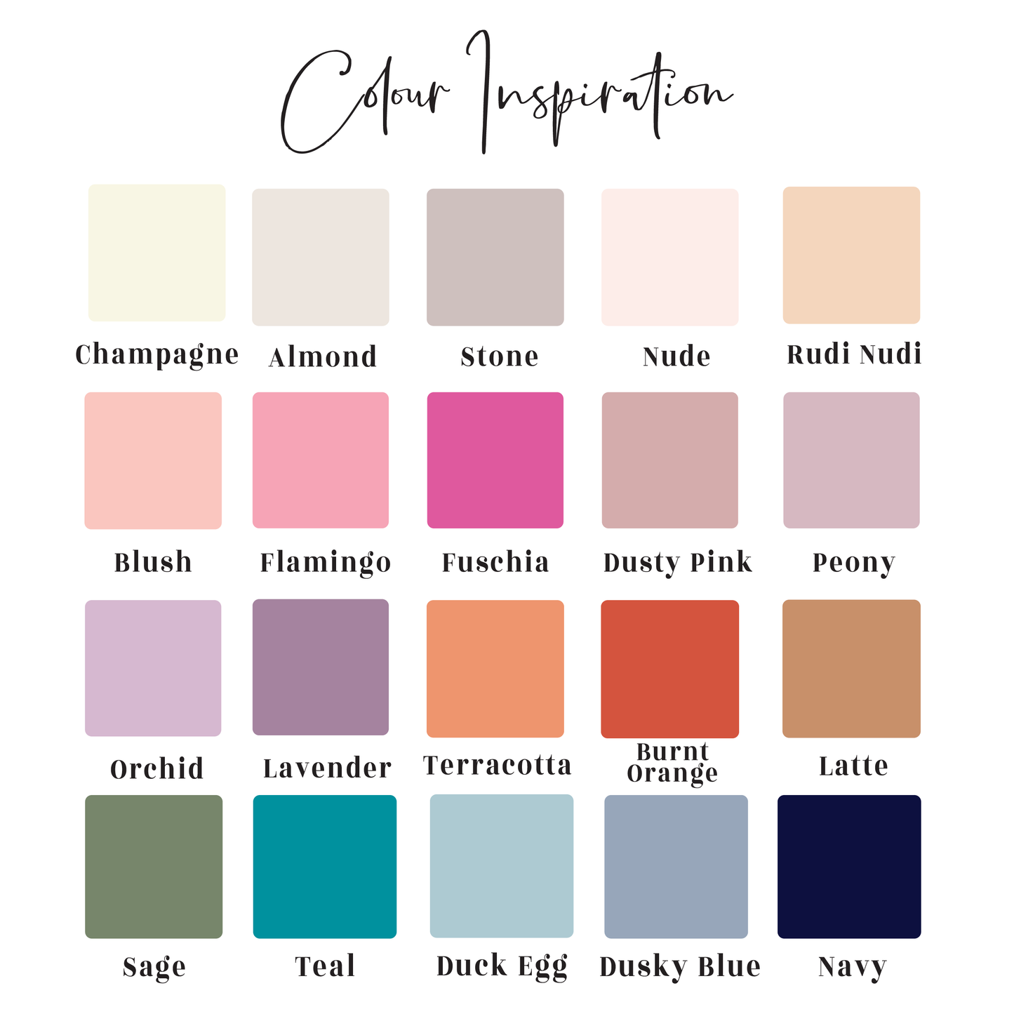 Sign Background Colour Choices