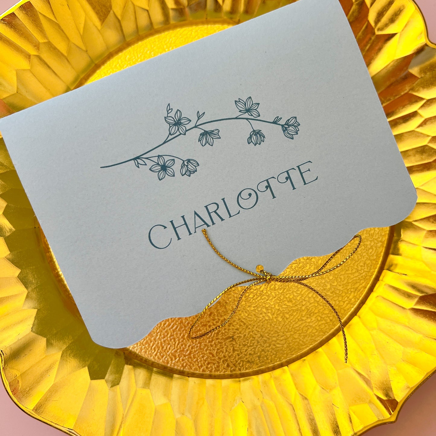 Happily Ever After Place Card Menu