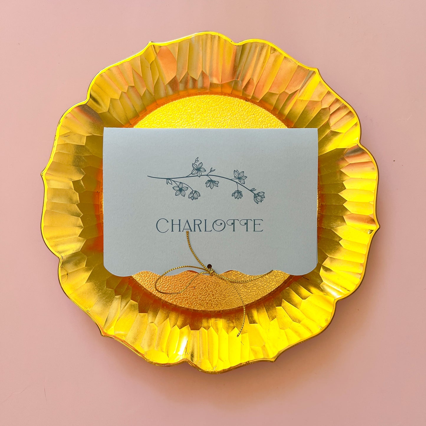 Happily Ever After Place Card Menu