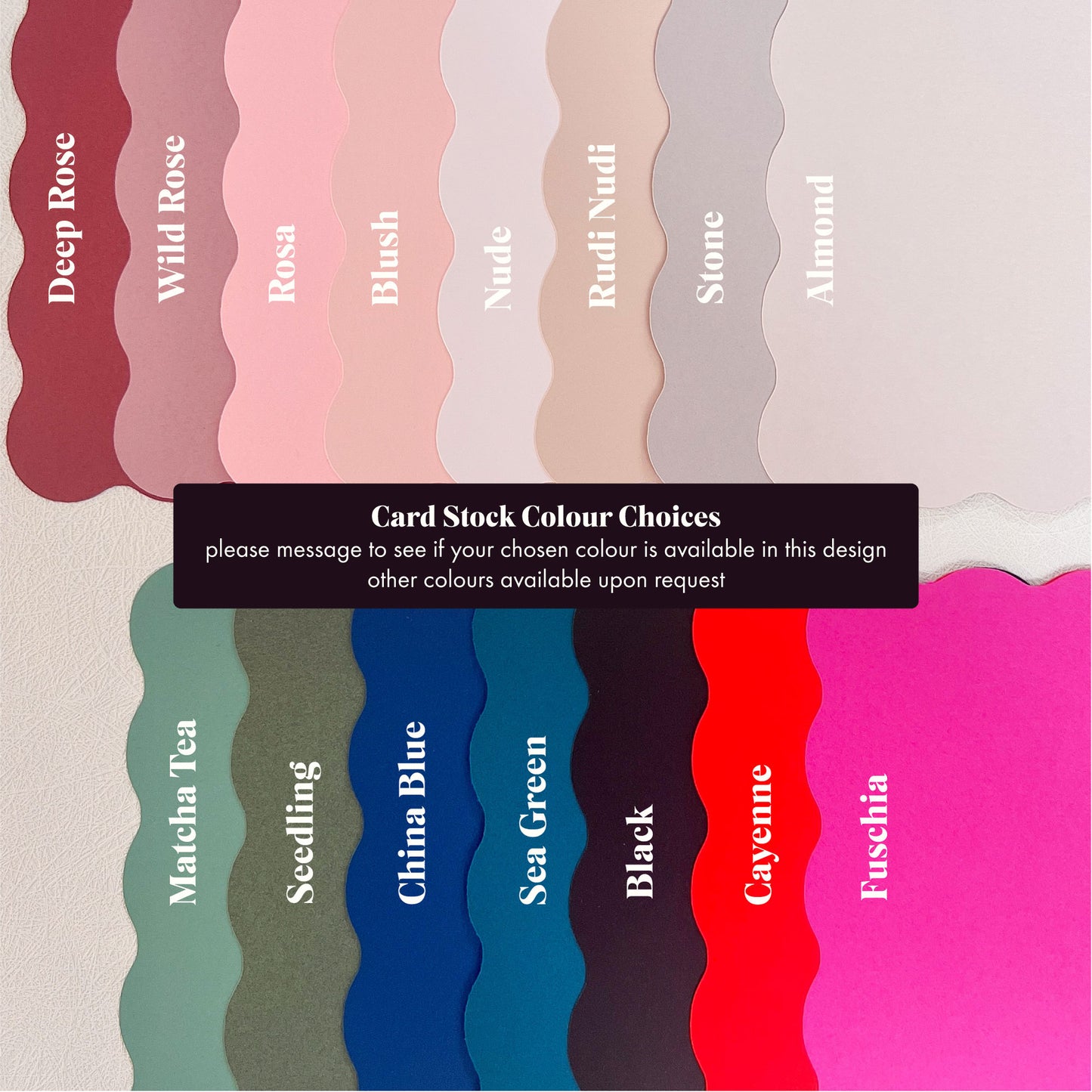 Violet Layered Invitation Set