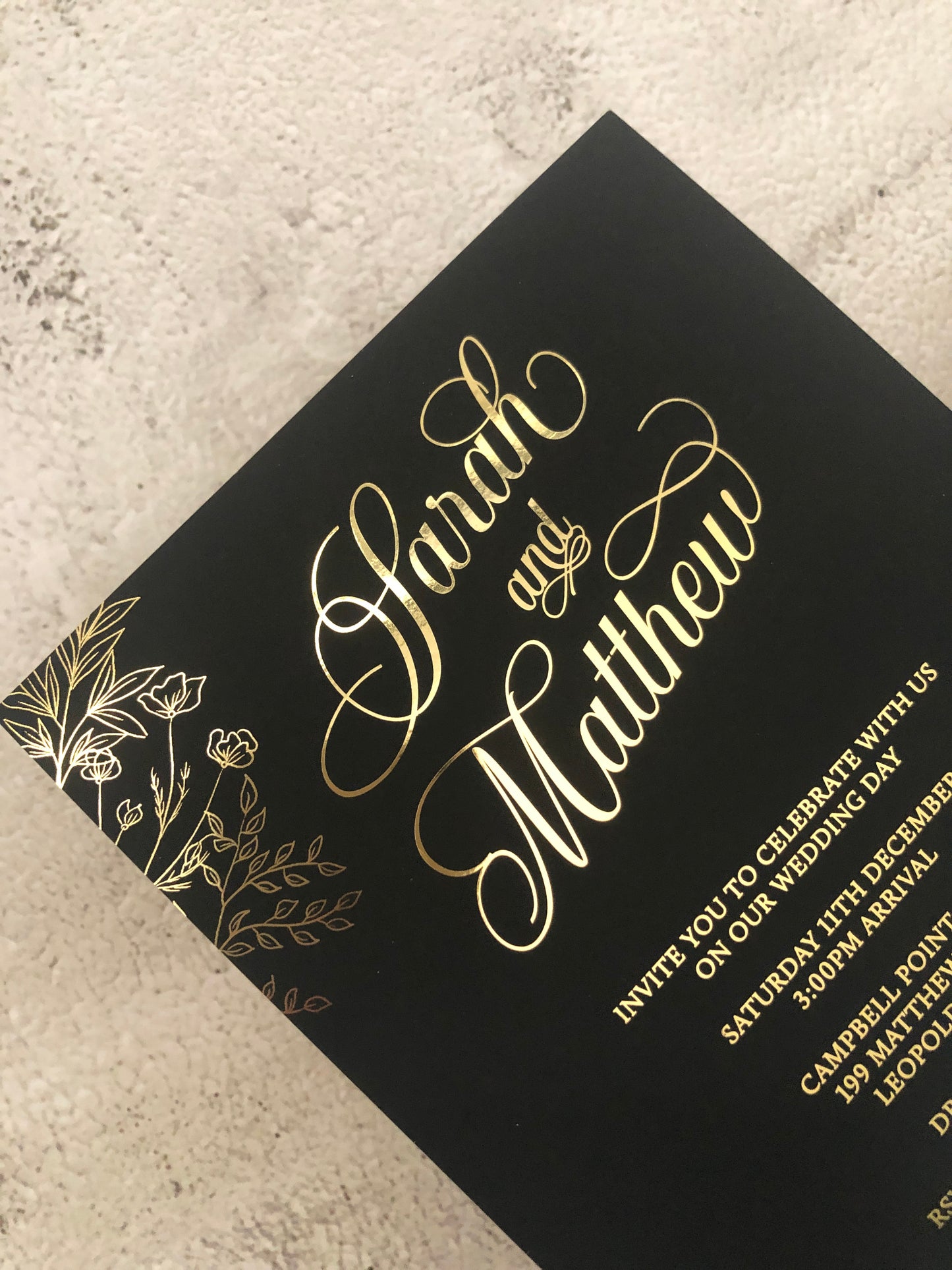 Free Invitation Sample Pack - Glitzy Prints
