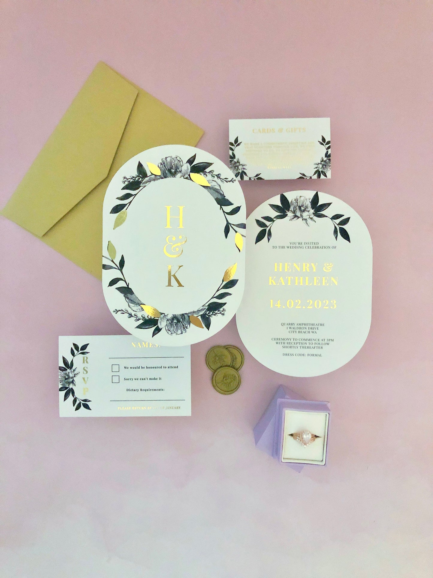 Free Invitation Sample Pack - Glitzy Prints
