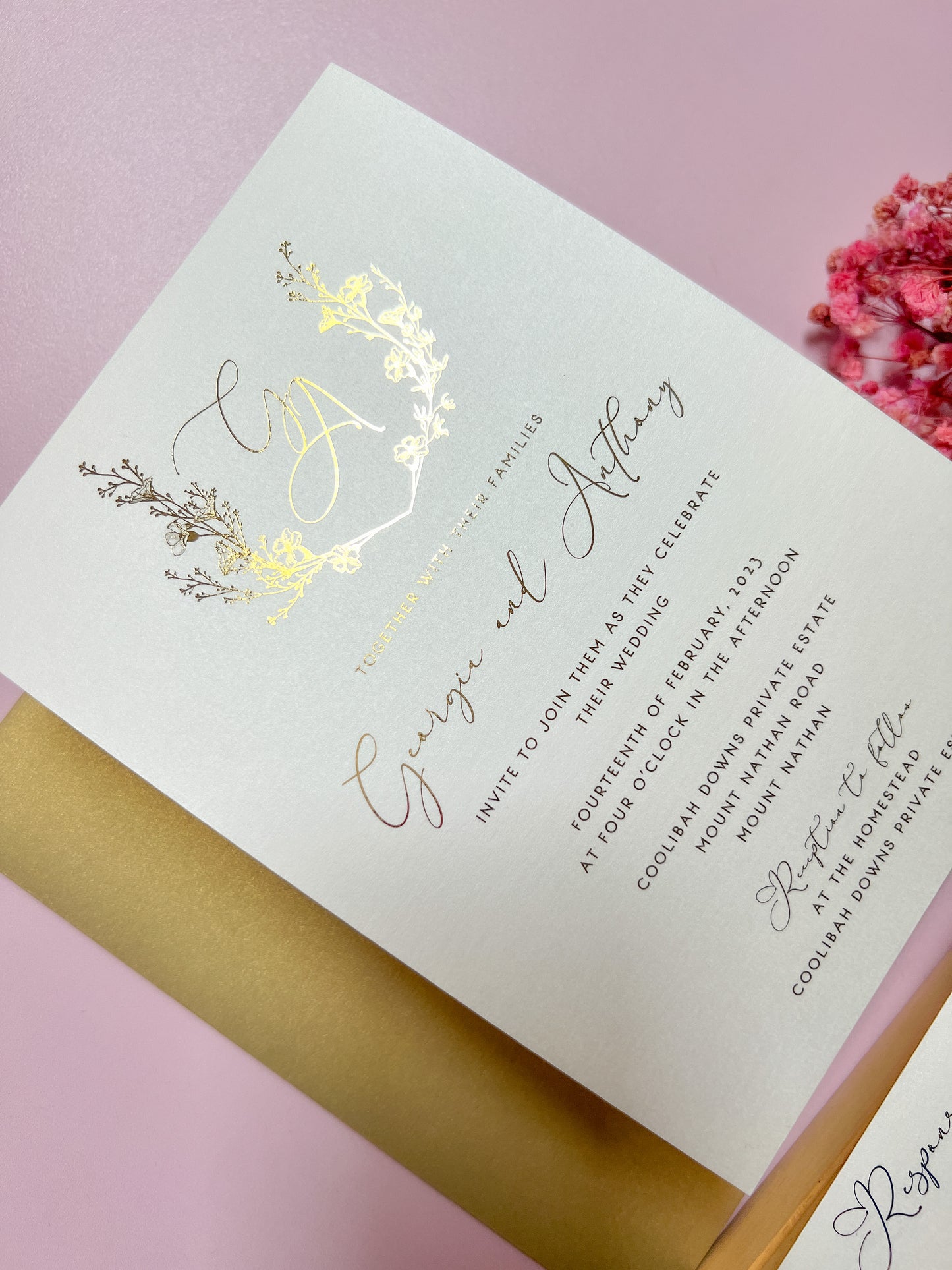 Free Invitation Sample Pack - Glitzy Prints