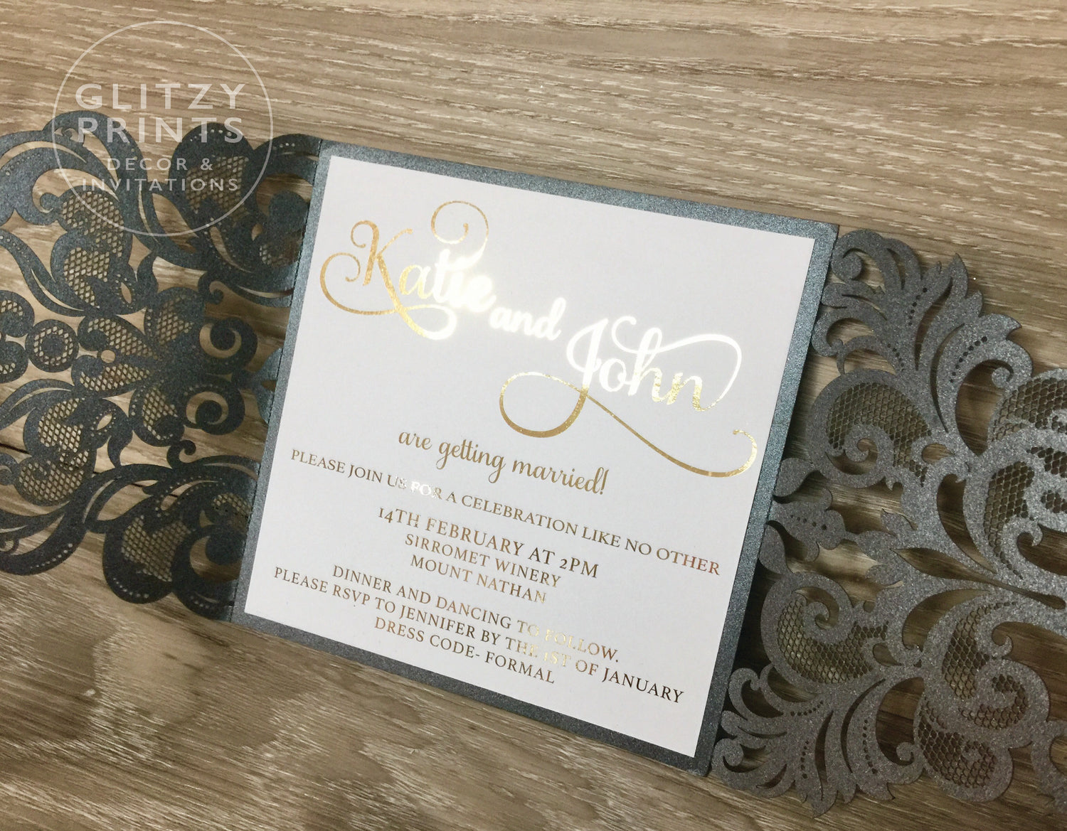 Laser Cut Invitations