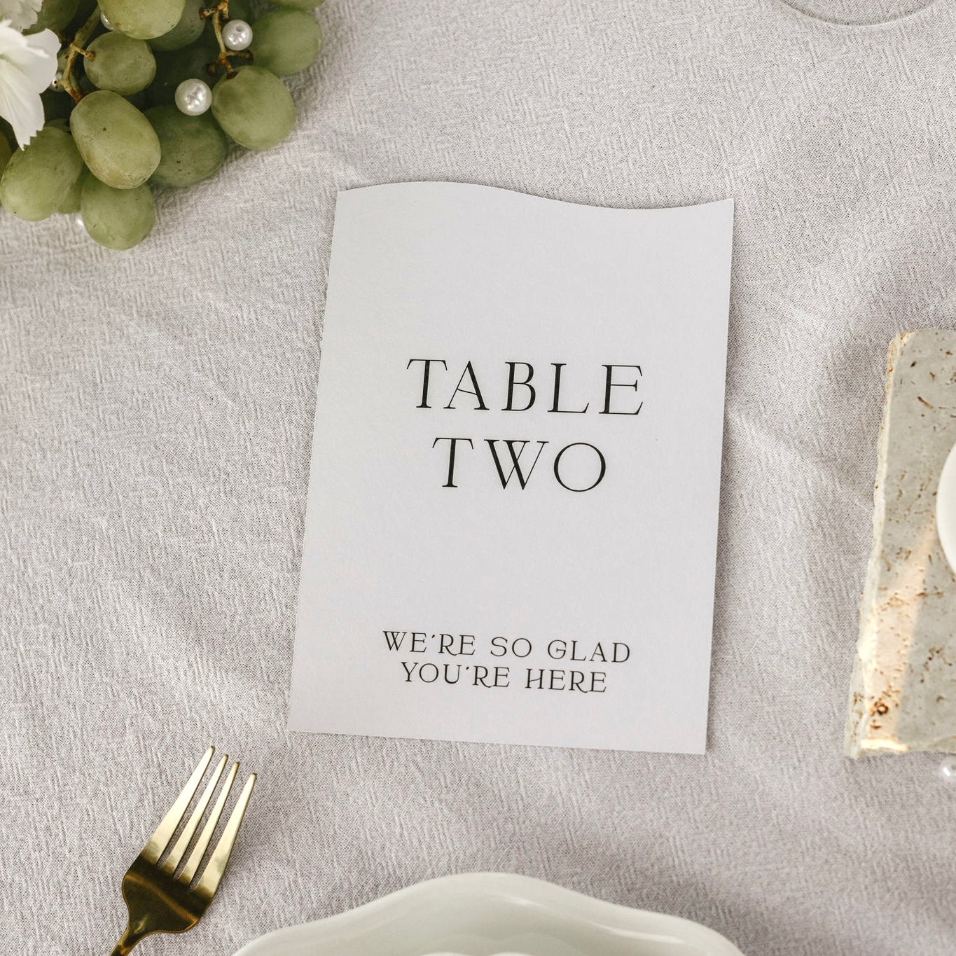 Cherished Table Numbers