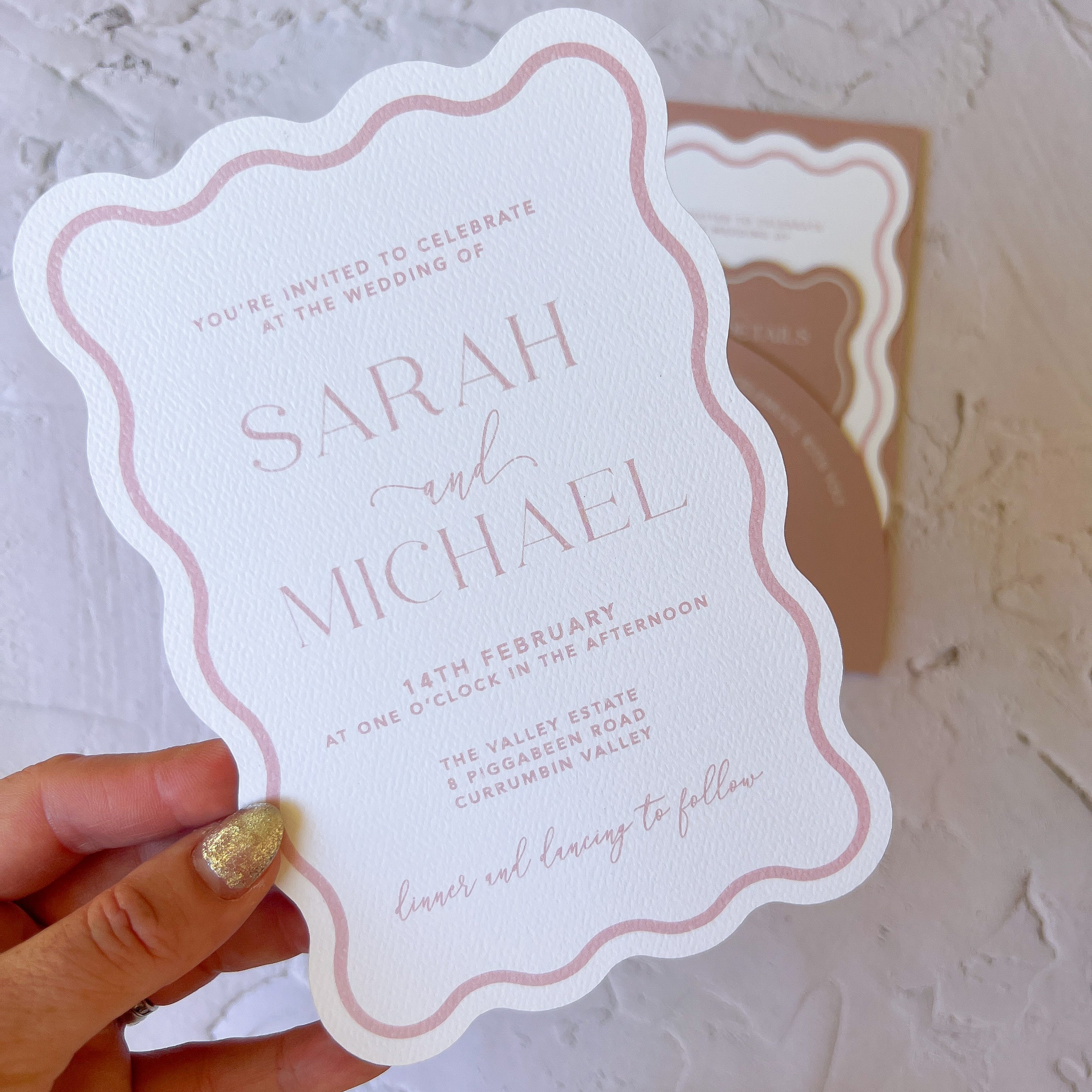 Arch Wedding Invitation Printing Brisbane, Gold Coast Australia Wide