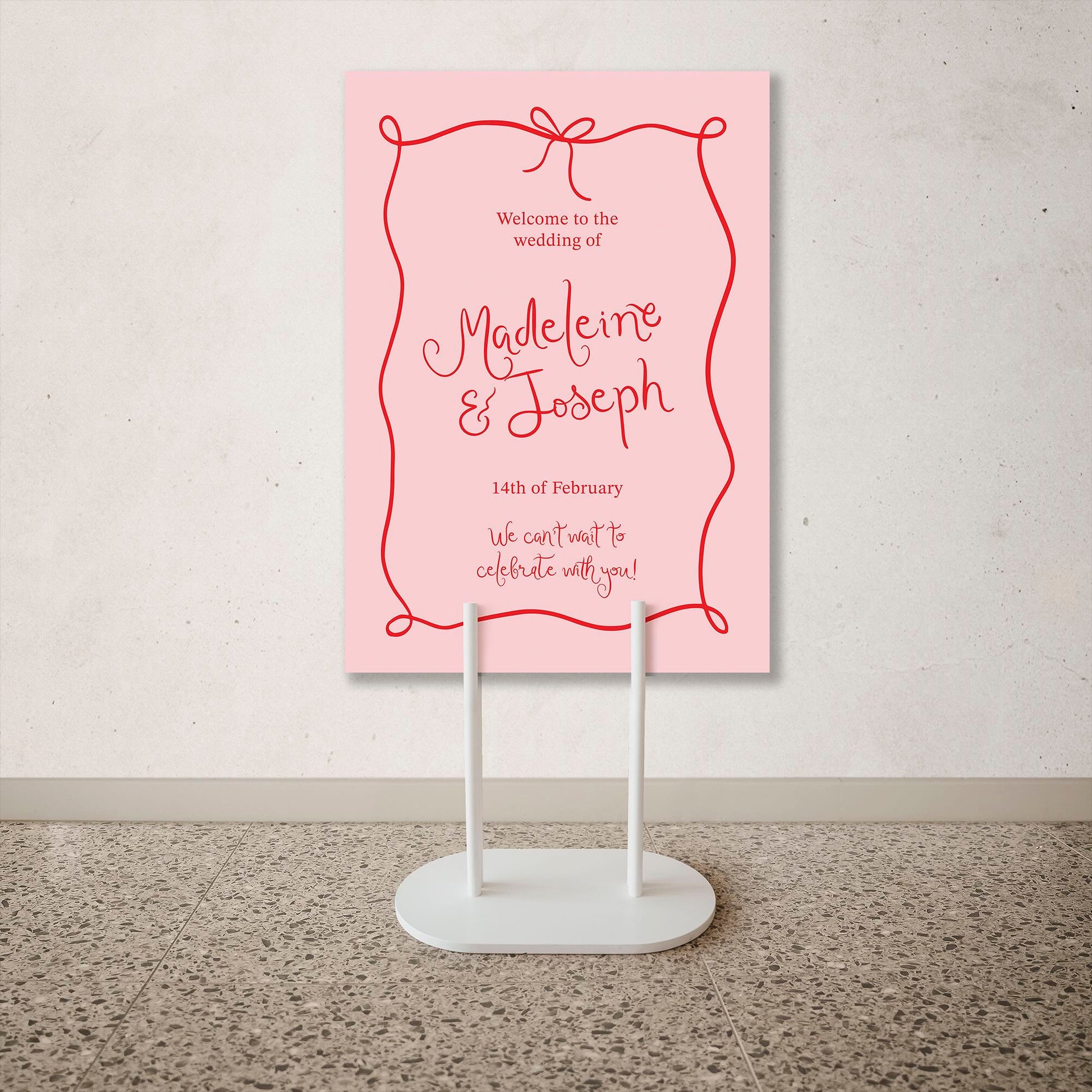 Wedding Welcome Sign Mockup