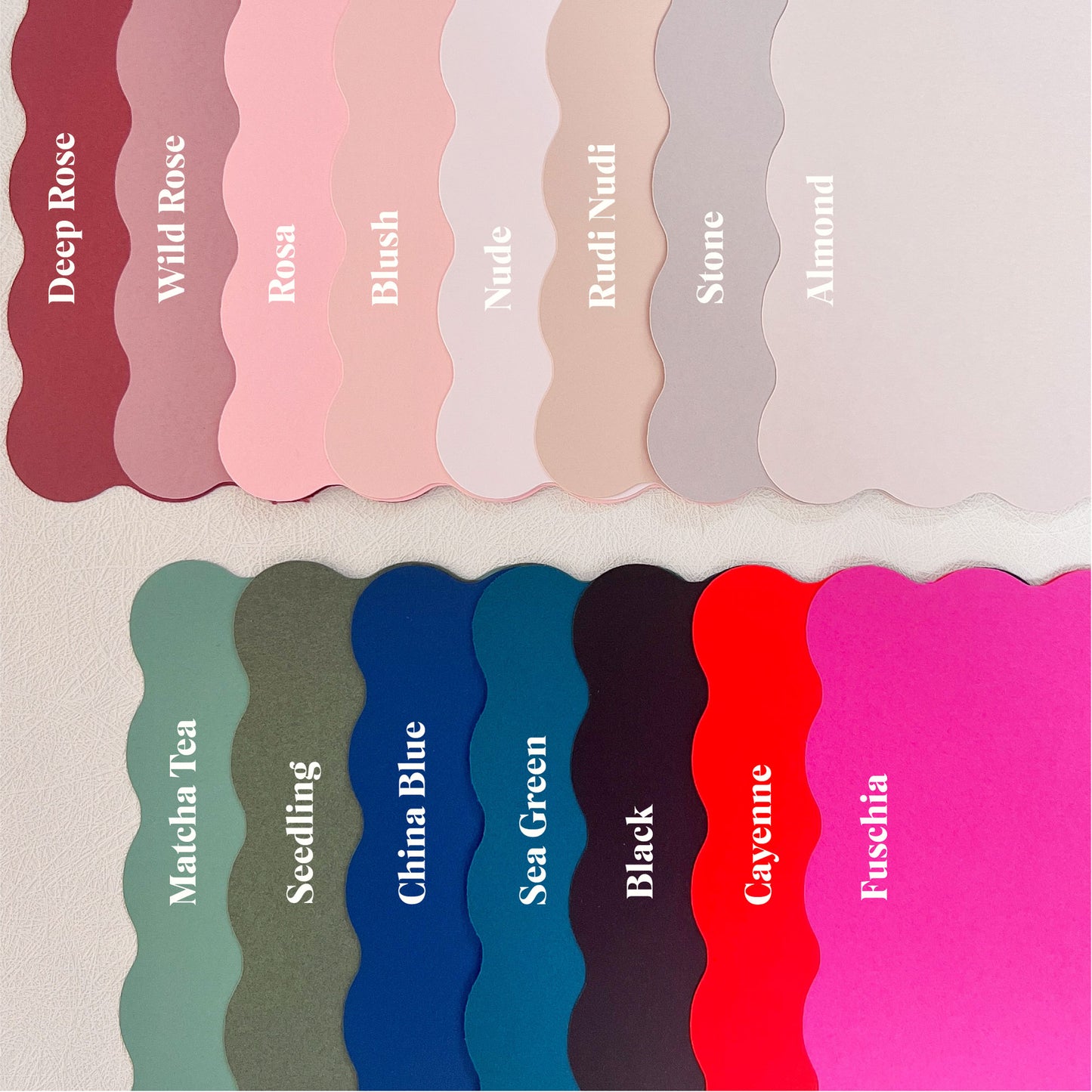Stardust menu and place card set