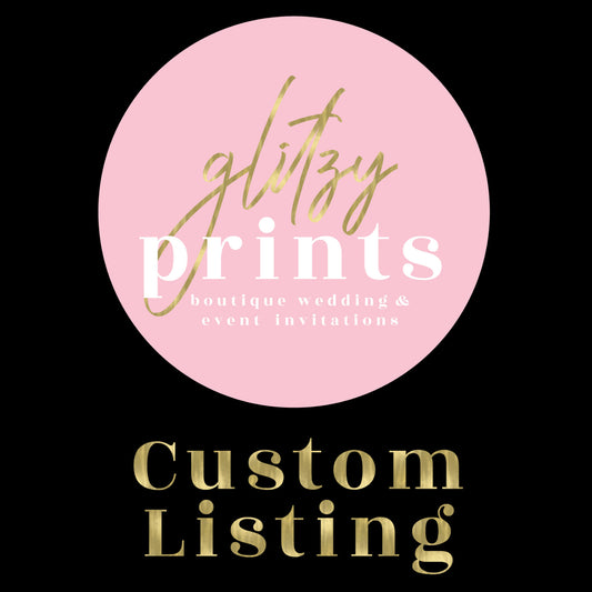 Custom Listing for Tabitha