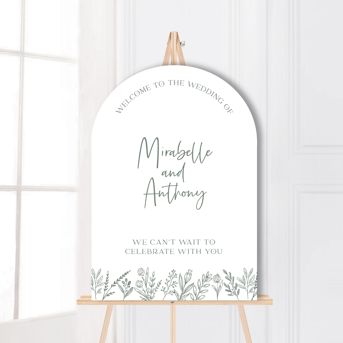 Mirabelle Wedding Welcome Sign Board