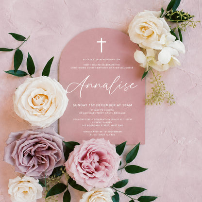 Christening, Baptism, First Birthday, Baby Shower Invitation