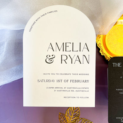 Simplicity Wedding Invitation Set