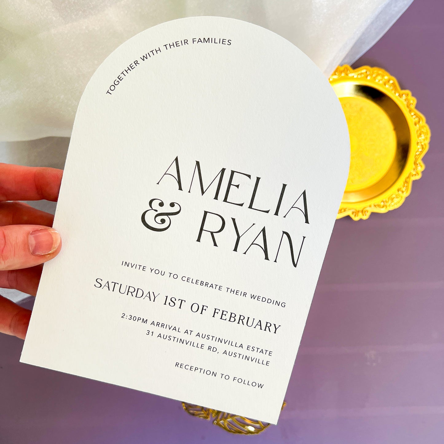 Simplicity Wedding Invitation Set