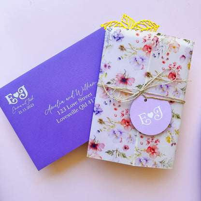Day Dreaming Lavender Vellum Invitation Suite