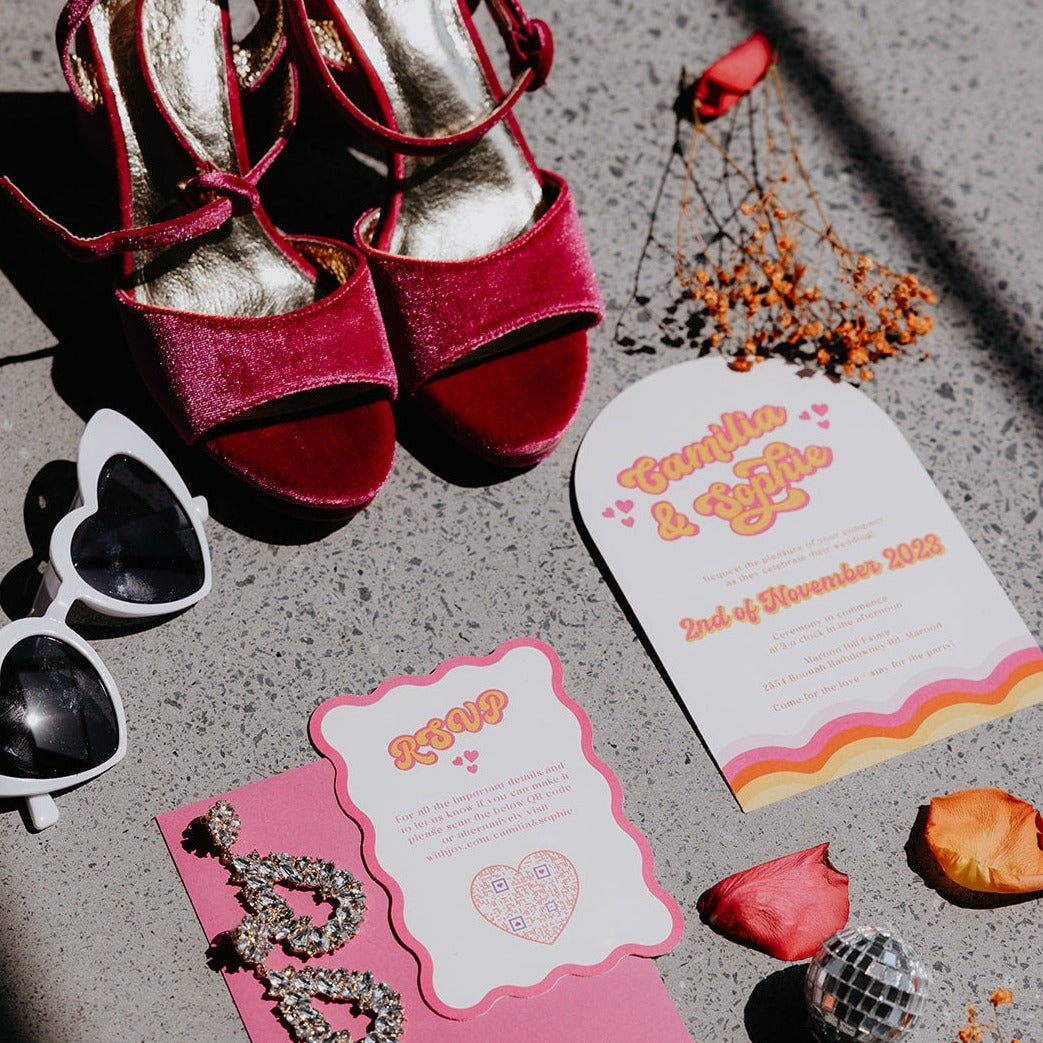 Arch Wedding Invitation Set 3