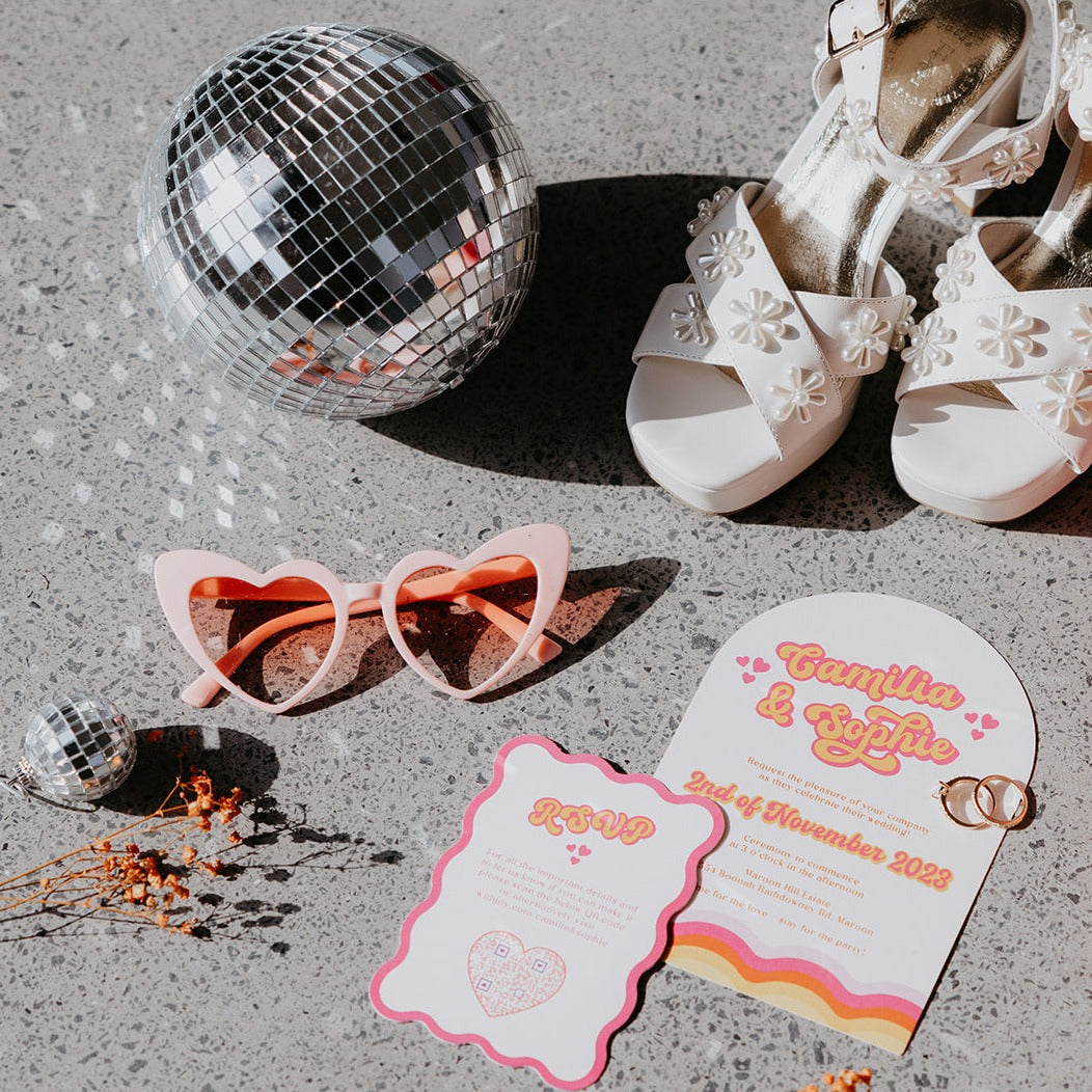 Arch Wedding Invitation Set 4