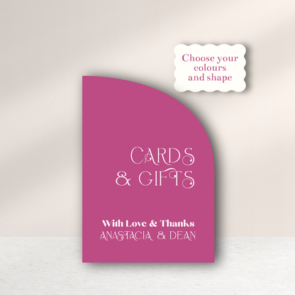 Anastacia Wishing Well / Cards and Gifts Sign - Glitzy Prints