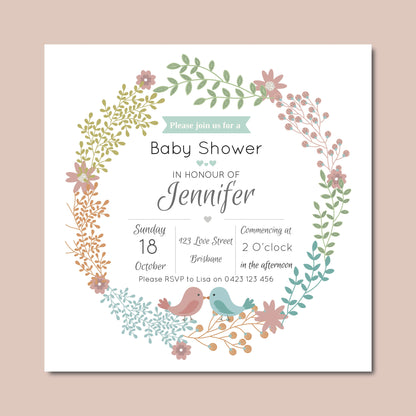Baby Shower Invitation - Glitzy Prints
