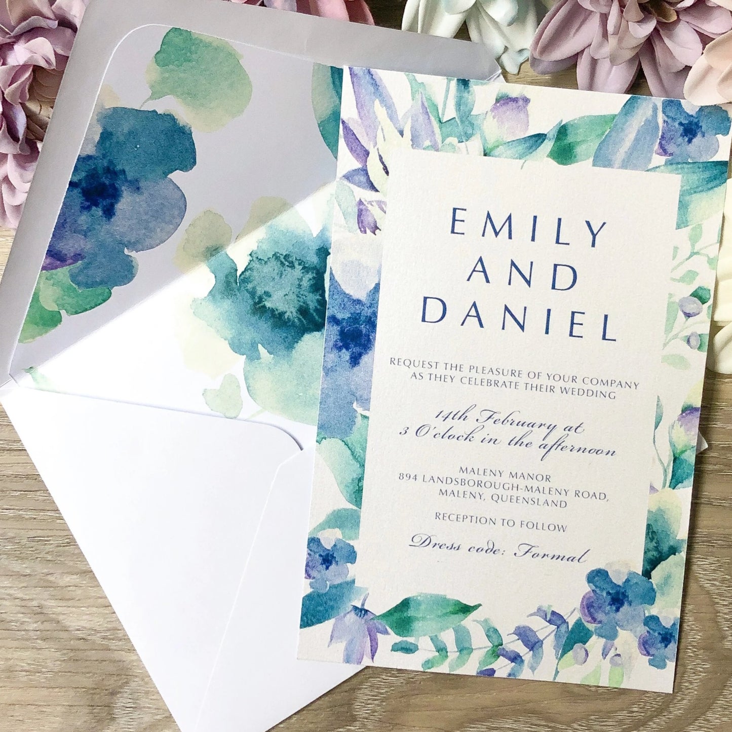 Emily Invitation Suite - Glitzy Prints