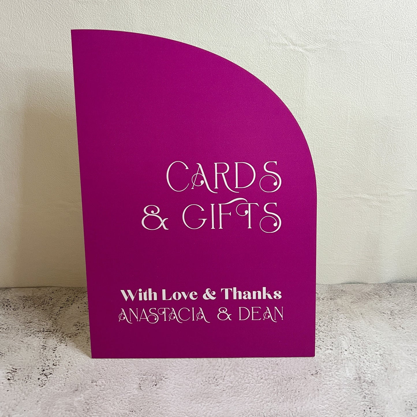 Anastacia Wishing Well / Cards and Gifts Sign - Glitzy Prints