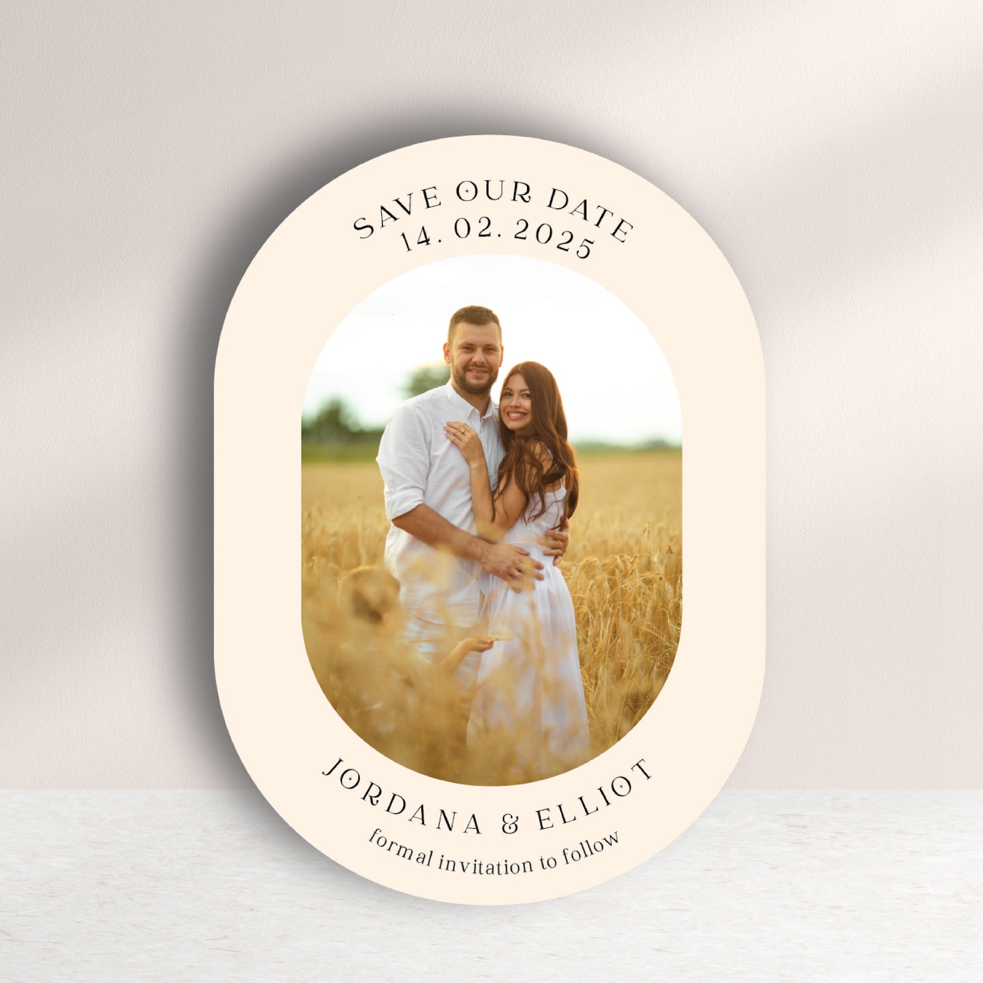 "Jordana" Save the Date Cards - Glitzy Prints