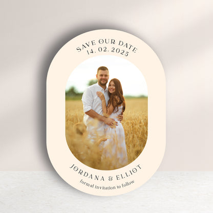 "Jordana" Save the Date Cards - Glitzy Prints