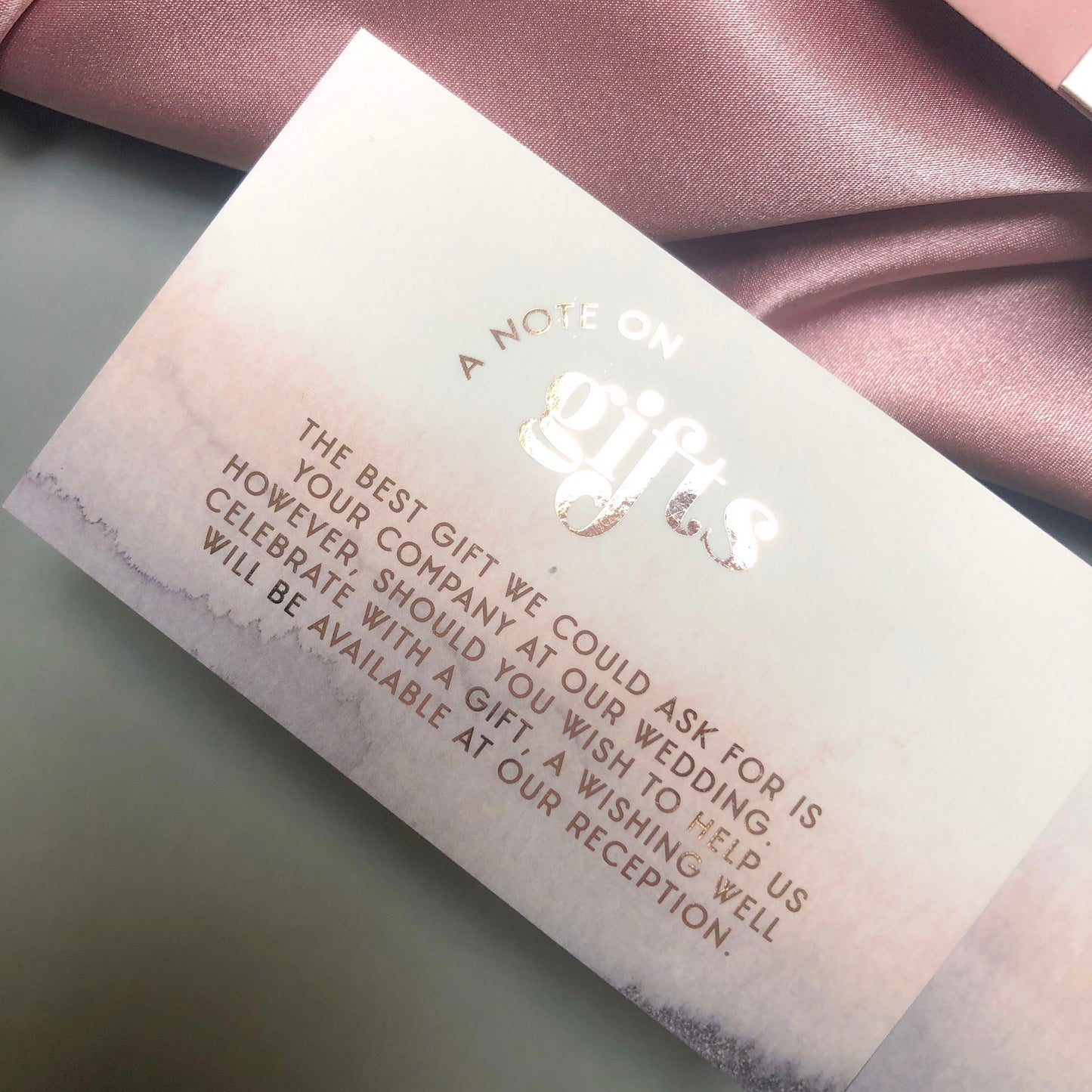 "Lilah" Gold Foil Watercolour Arch Wedding Invitation Suite - Glitzy Prints