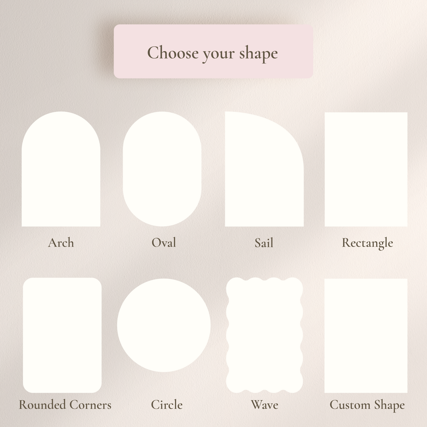 Wave Shape Bar Sign / Drinks Menu Sign