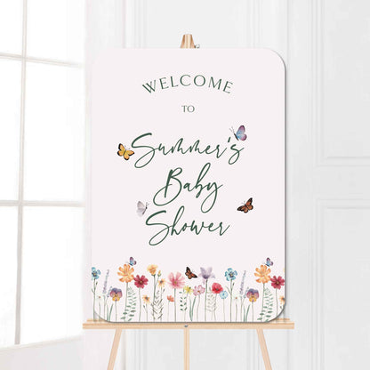 Summer Wedding Welcome Sign - Glitzy Prints