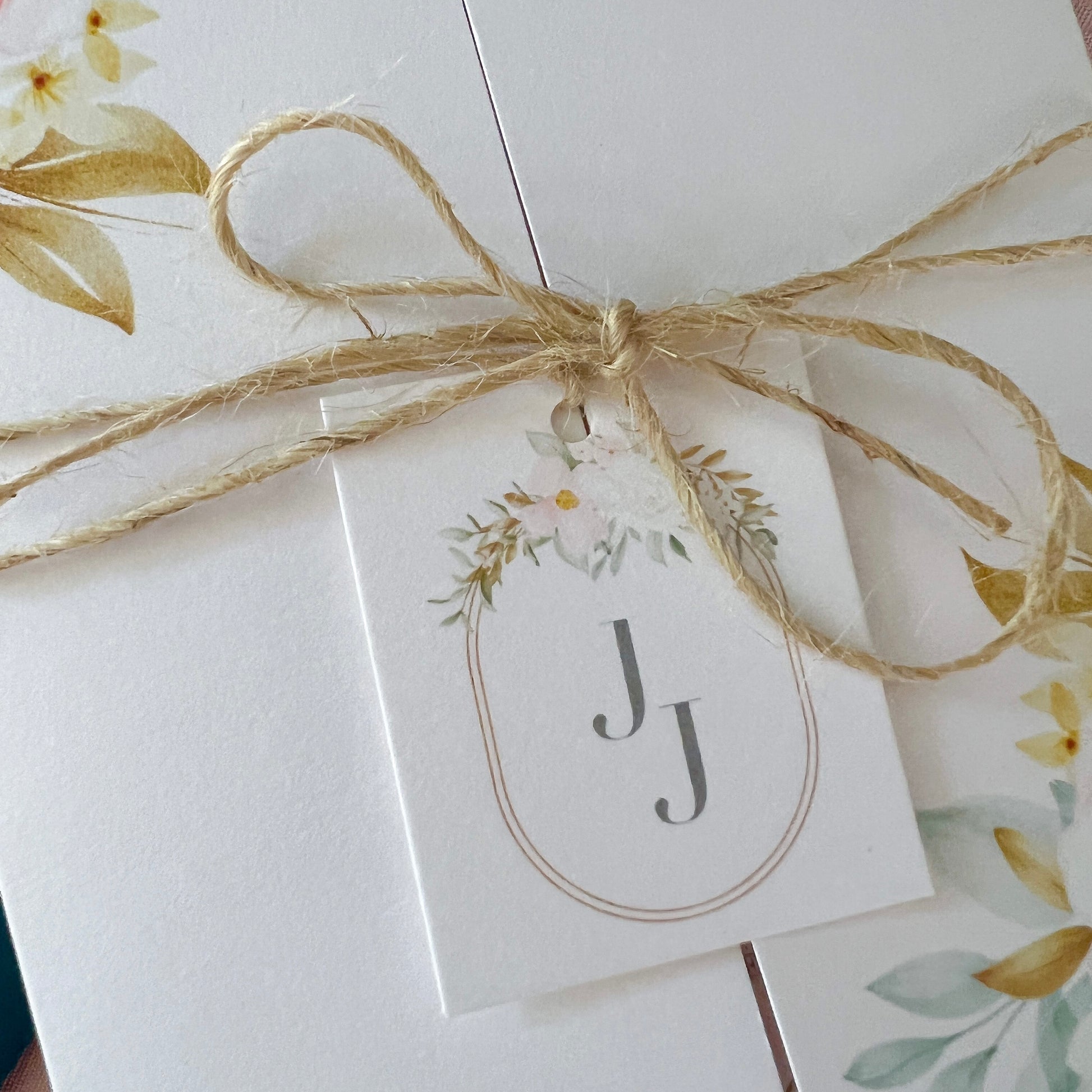"Jacinta" Gatefold Wedding Invitation - Glitzy Prints